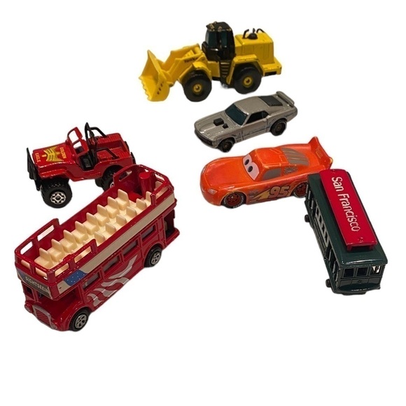 Lot of Vintage Cars Tonka San Francisco Sightseeing/Cars/Jeep/1997 Mustang Mach - Picture 6 of 16